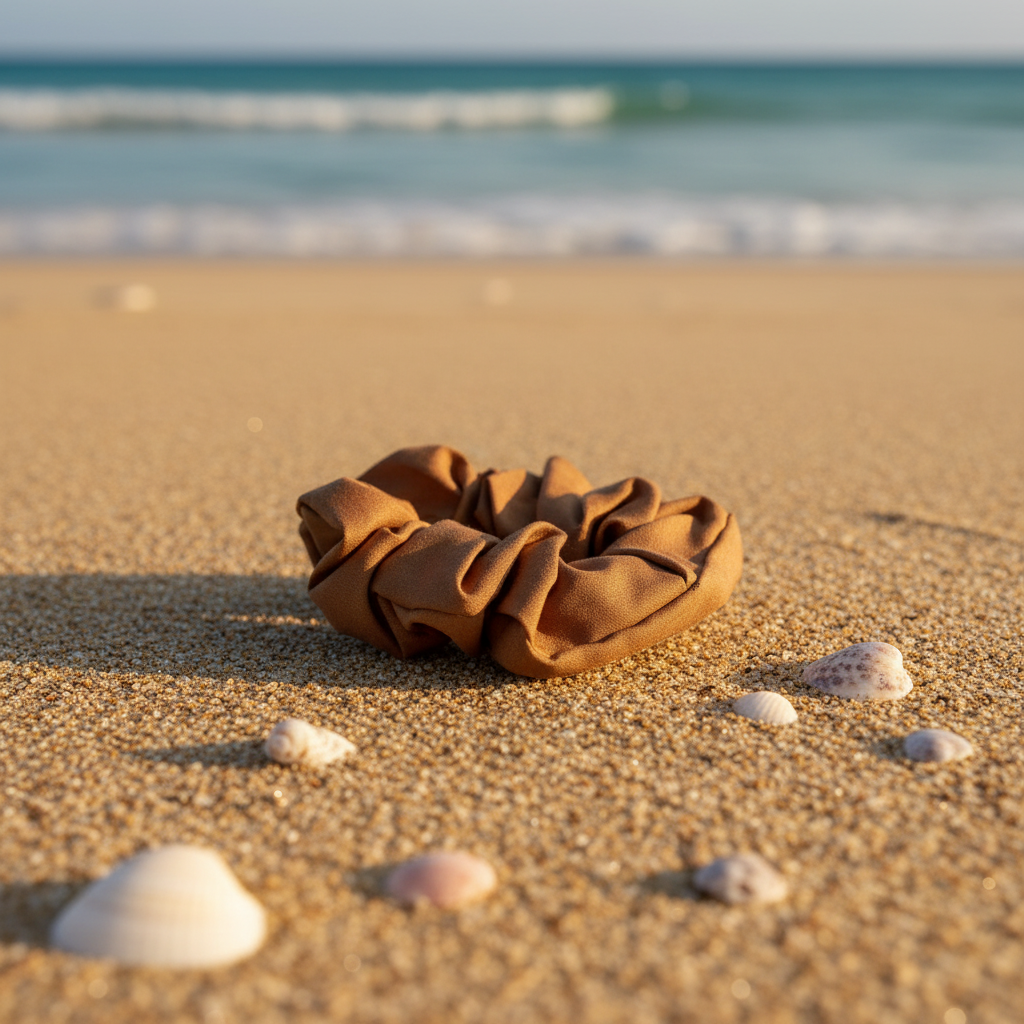 Chouchou moutarde - plage
