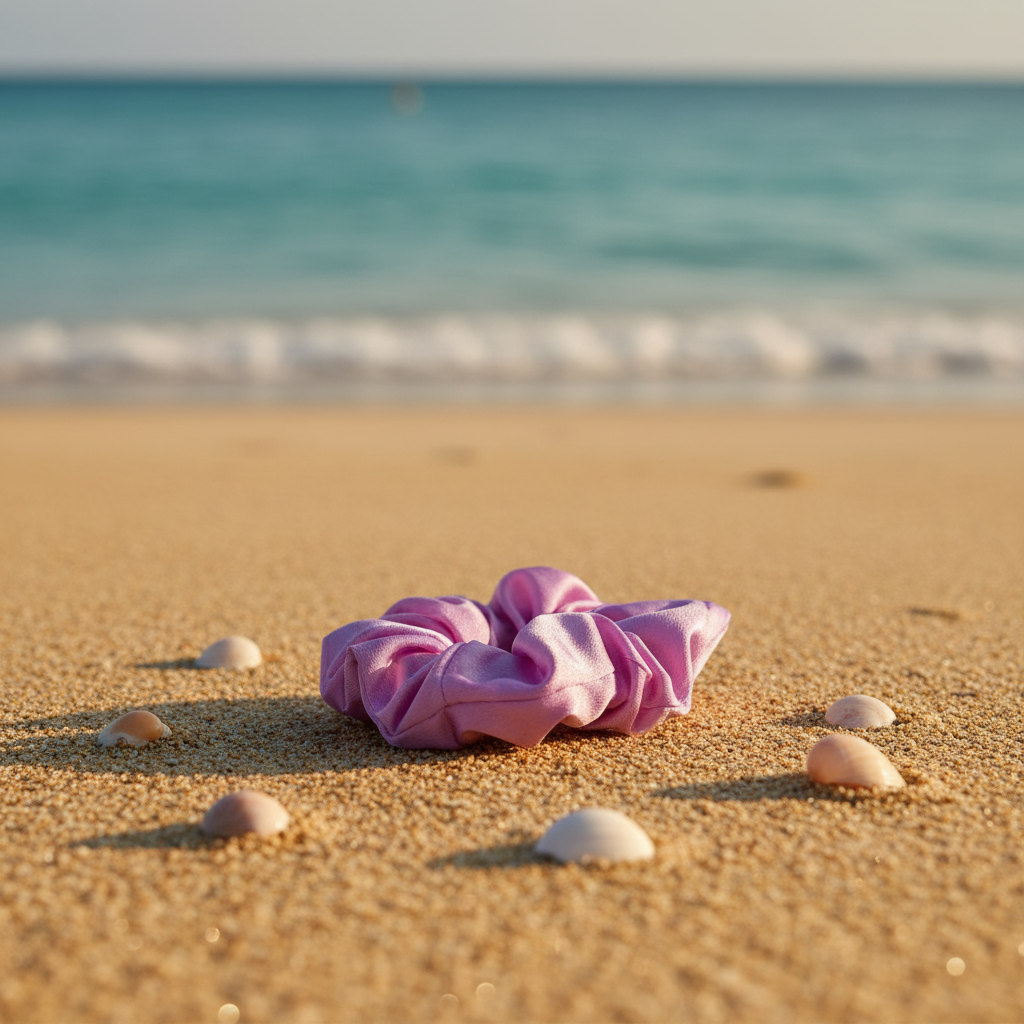 Chouchou violet - plage
