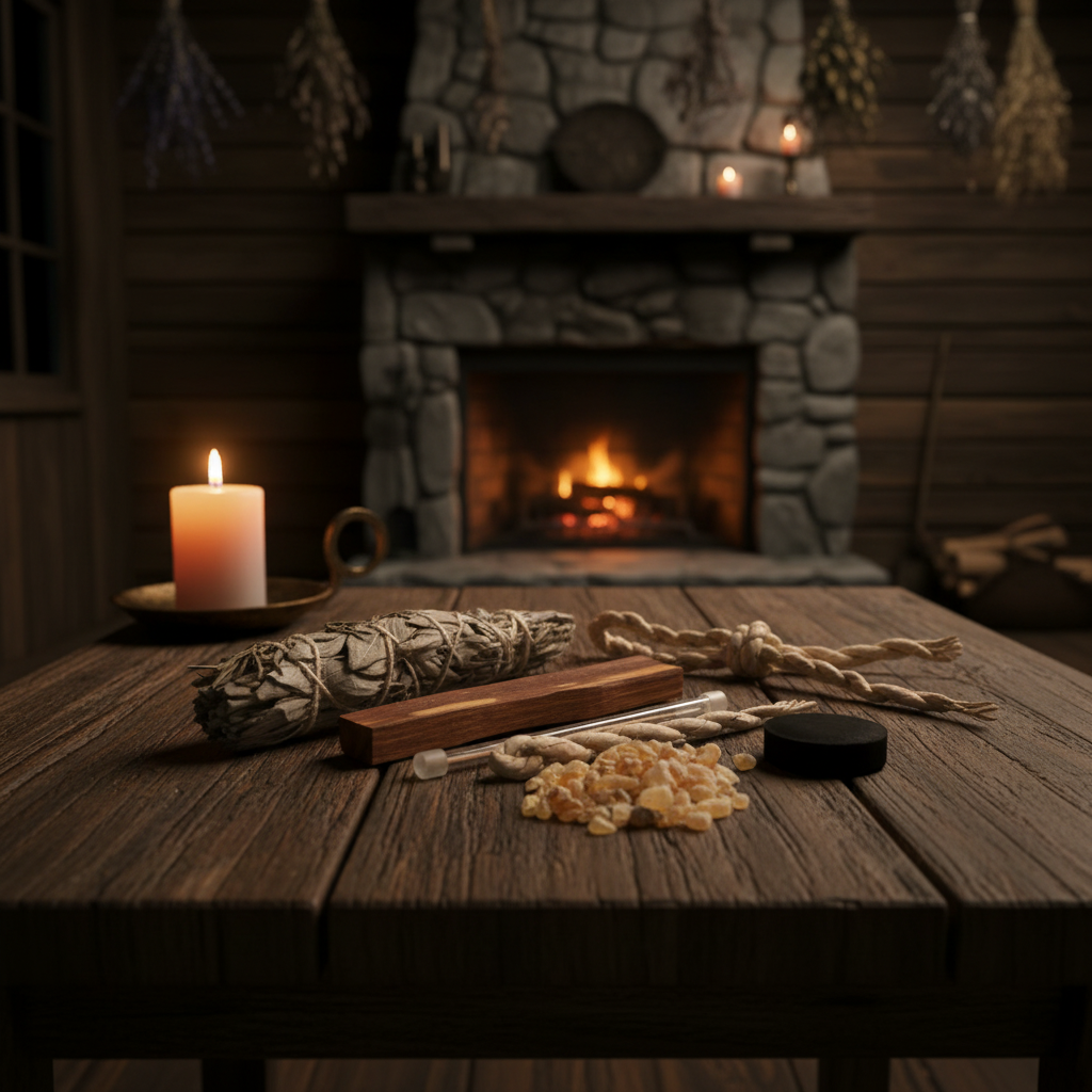 Kit purification - cabane bois intérieur