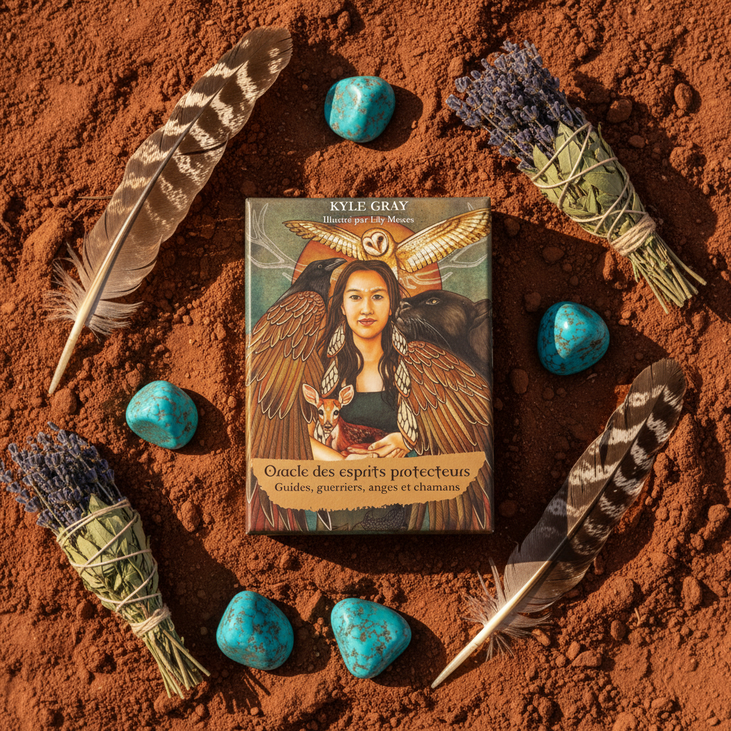 Oracle Esprits Protecteurs - terre ocre amérindien