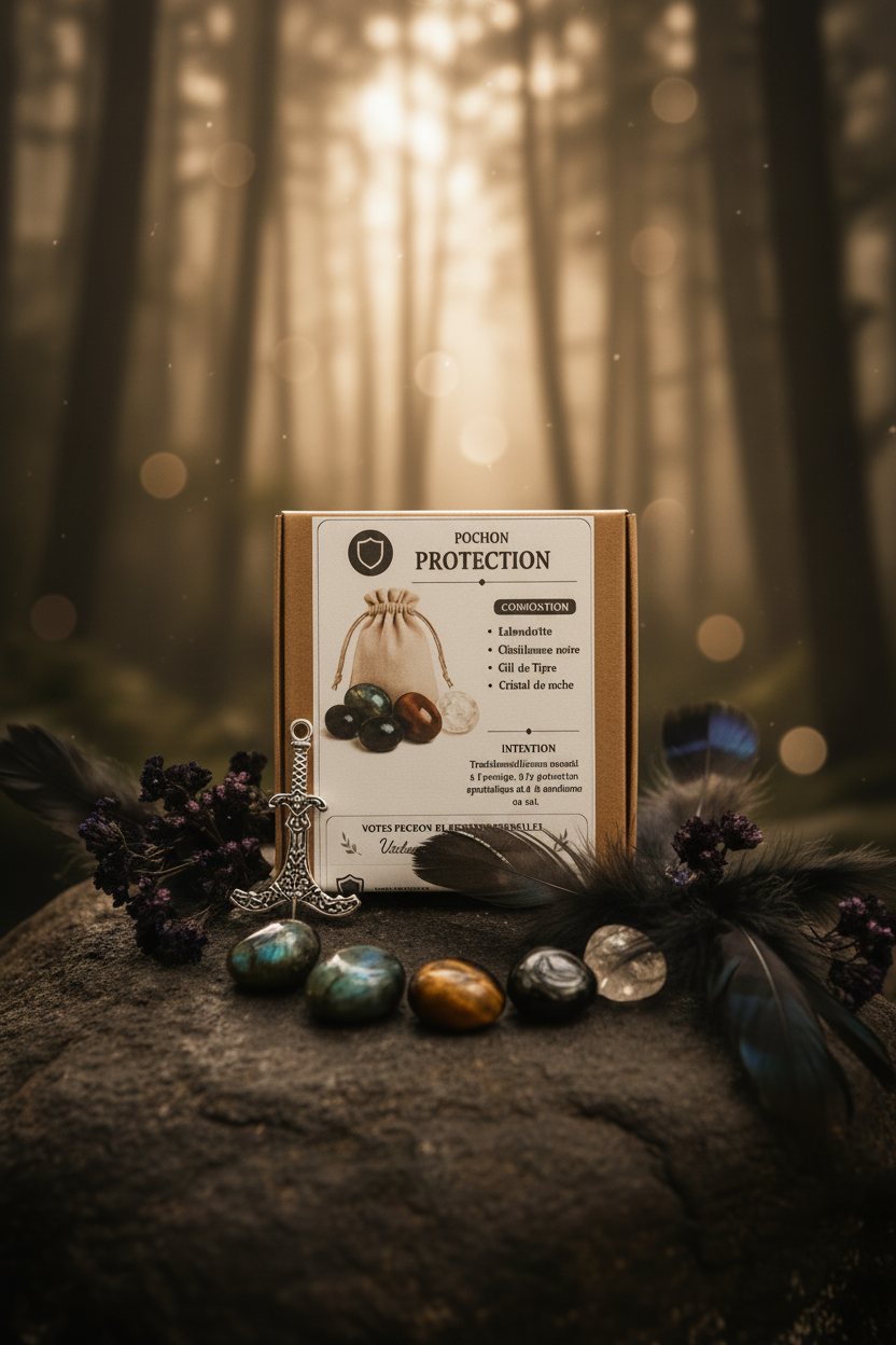 Pochon Protection – guerrière lumineuse